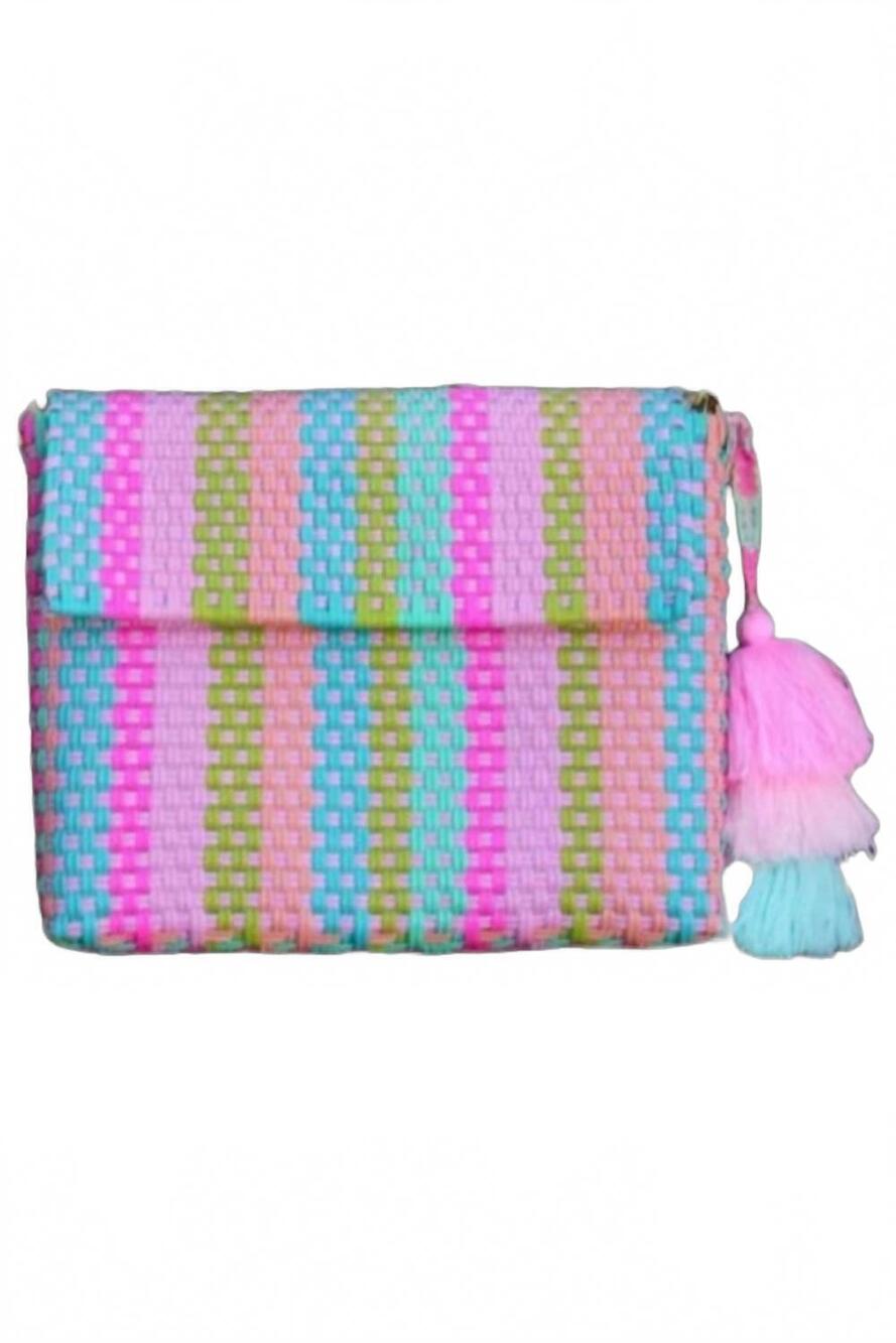 NEW SQUEEZE DE CITRON women's rain paradise clutch in multicolor